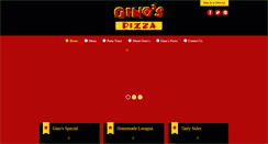 Desktop Screenshot of ginospizzapismo.com