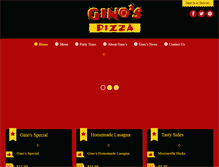 Tablet Screenshot of ginospizzapismo.com